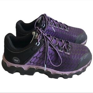Timberland PRO Women's Powertrain AmAlloy-Toe ESD Work Shoe Purple